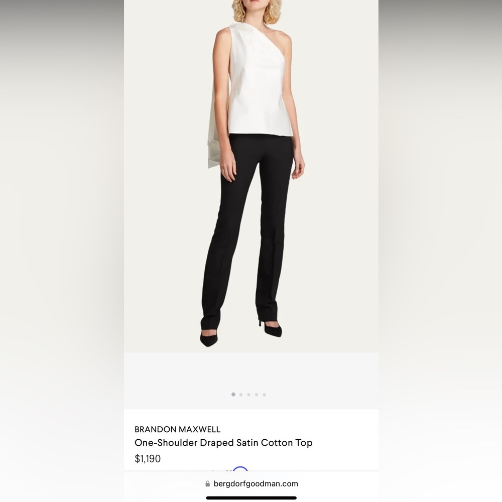 Brandon Maxwell tunic blouse